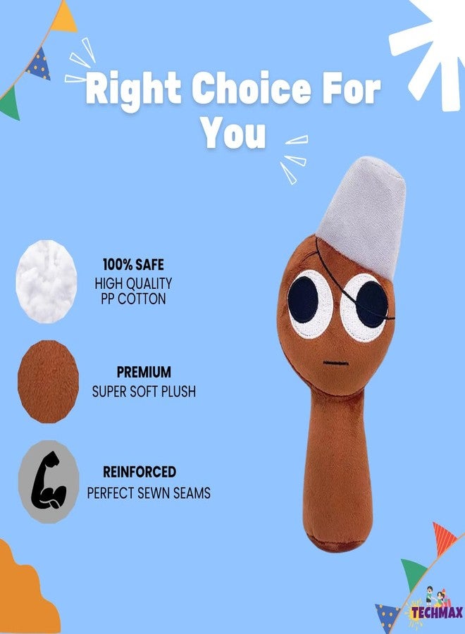 TechMax Solution Brown Bin Sprunki Plush Toys - Image 3